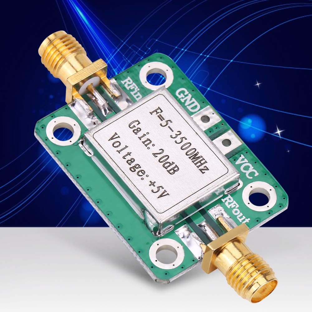 5-3500MHz RF WideBand Amplifier 20dB High Gain Low Noise LNA Amplifier with Shielding Shell