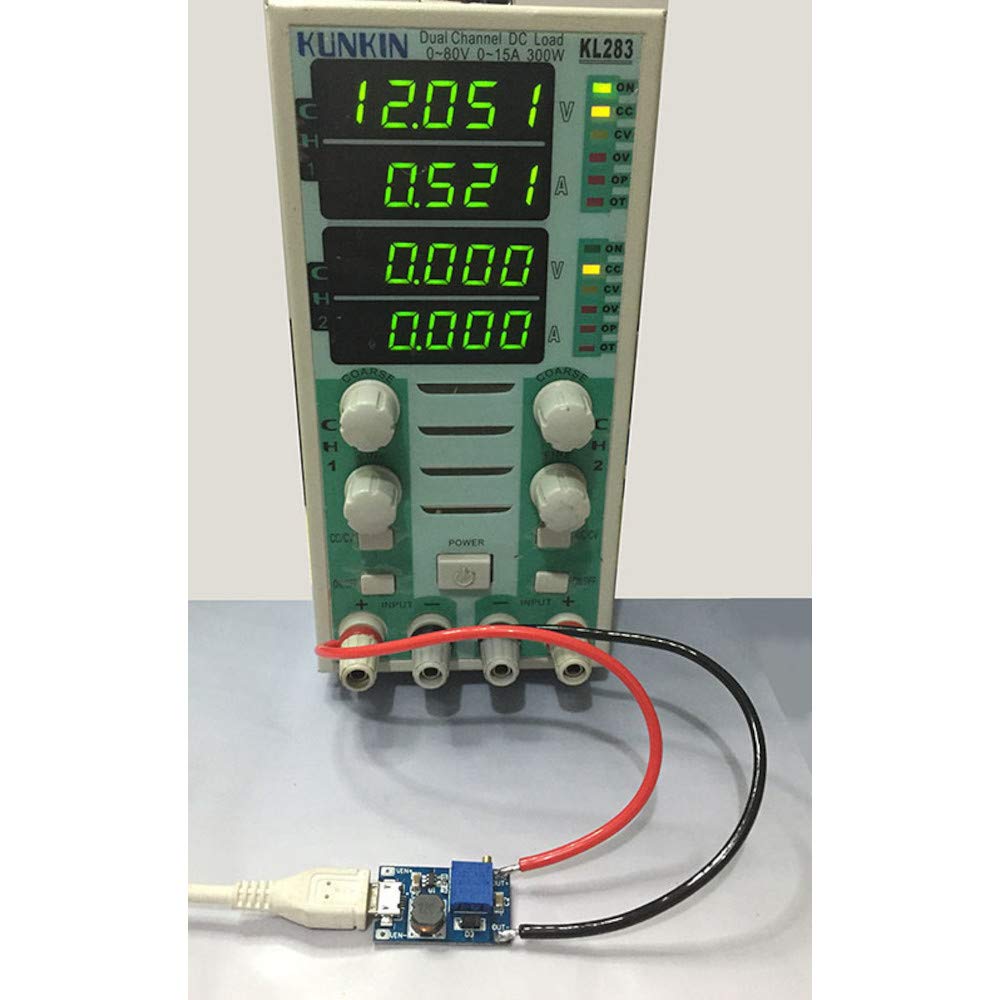 20pcs JacobsParts DC-DC Micro-USB Step Up Boost Module 2-24V Input 5V 9V 12V 28V Adjustable Output Power Converter MT3608