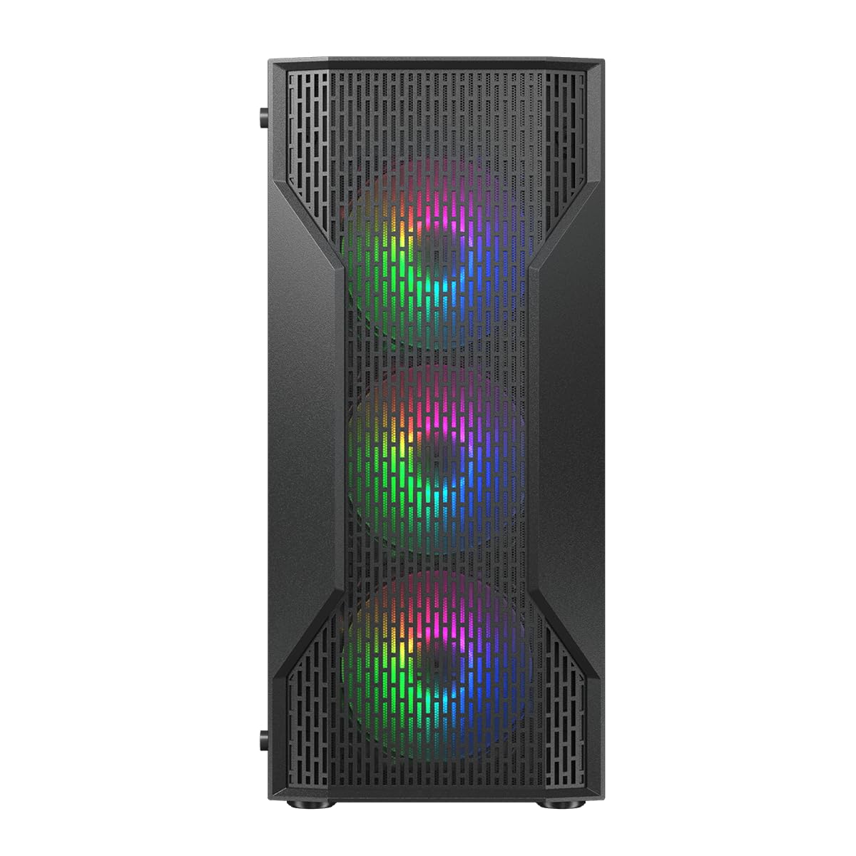 COUGAR MX110 RGB Mid-Tower ATX PC Case Built for Basics. Ready for More. 4X 120mm RGB Fans Pre-Installed & 240mm Radiator Support Max. GPU Length