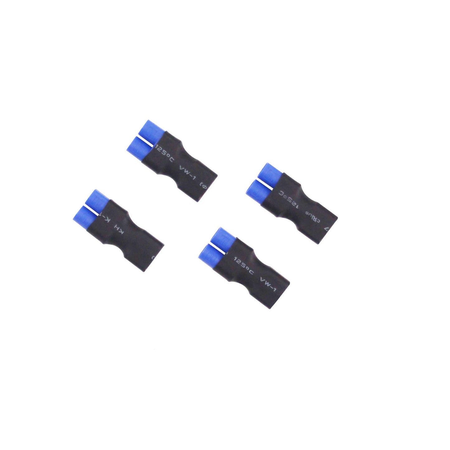 BDHI 4pcs No Wires Connector - Female T-Plug Style to Male EC3 Adapter(B152-4)