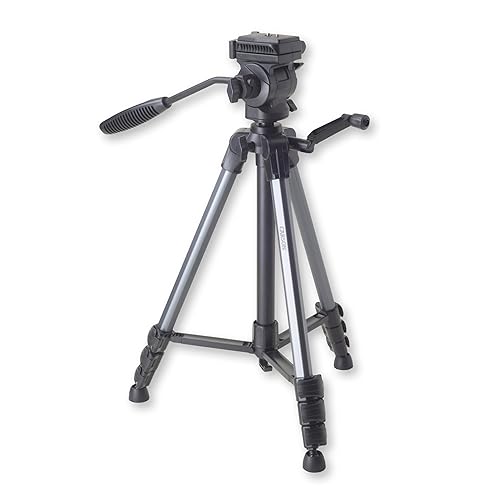 Carson The Rock 57.6'' 3-Way Fluid Panhead Tripod (TR-200)
