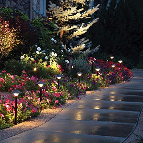 Makergroup T5 T10 Wedge Base LED Light Bulbs, 12VAC/DC 1Watt Warm White 2700K-3000K for Outdoor Landscape Lighting Deck Stair Step Pathlights and RV