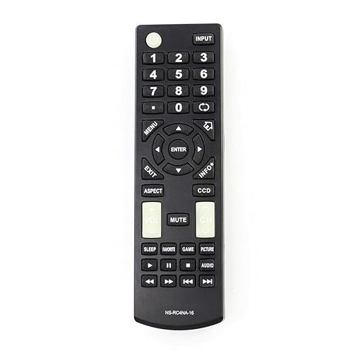 New NS-RC4NA-16 Remote Control for Insignia TV NS-19D220MX16 NS-24D220NA16 NS-32D220NA16 NS-39D220NA16 NS-43D420NA16 NS-50D420NA16 NS-55D421NA16