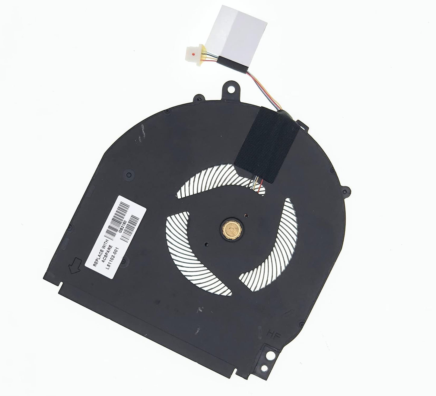 Replacement New CPU Cooling Fan for HP Pavilion X360 14-DH 14-DH1036TX 15-DQ 14M-DH 14M-DH0003DX L51100-001 L51102-001 TPN-W139 4-pin 4-Wire DC