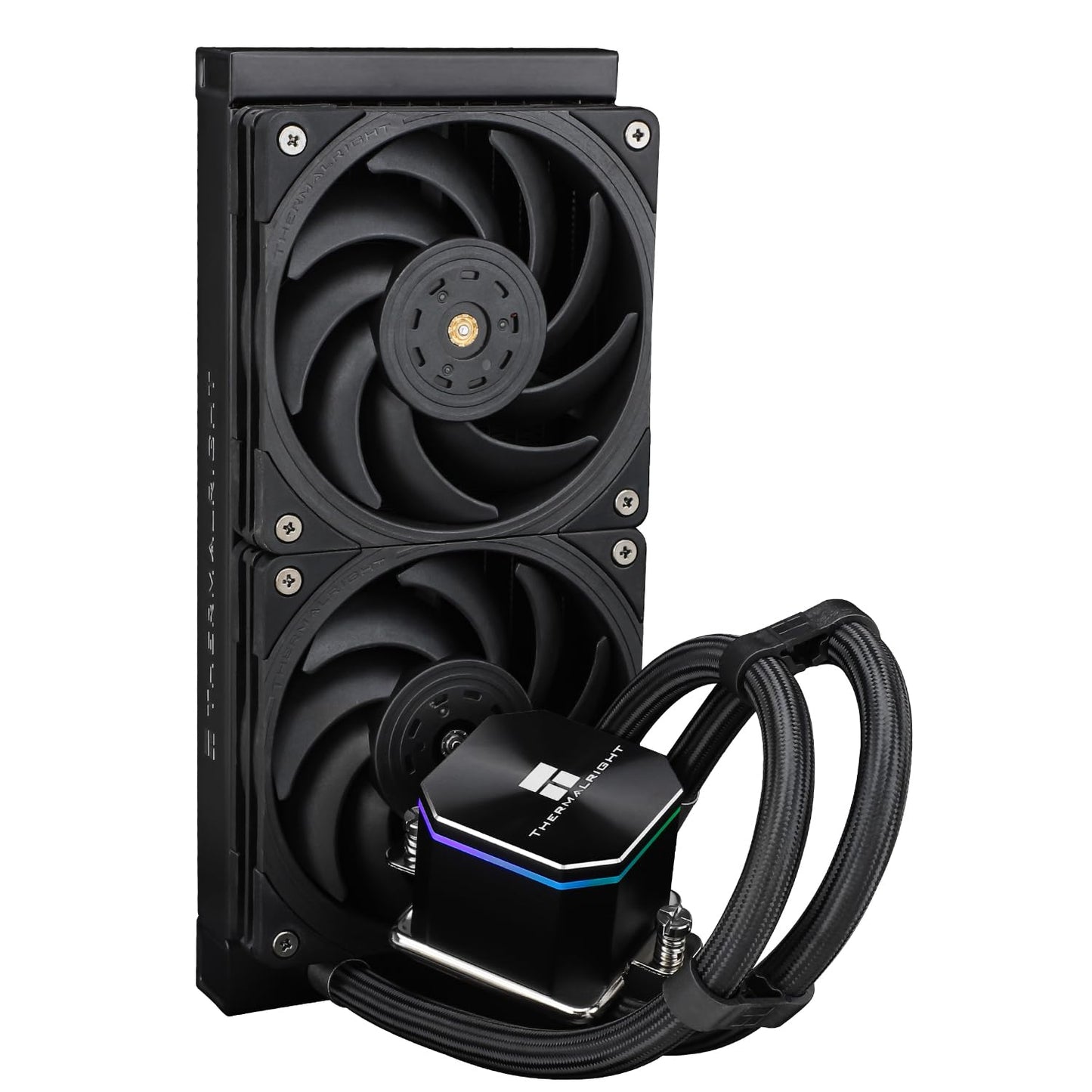 Thermalright Frozen Edge 240 Black CPU Water Cooler with PWM Fans, Pump Speed is 3300RPM,S-FDB Bearing, for AMD AM4/AM5,Intel