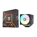 MICRO CENTER CPU Air Coolor Combo - AMD Ryzen 5 7600X CPU Processor with KINGCOOL Iron Wind 120mm ARGB CPU Air Cooler
