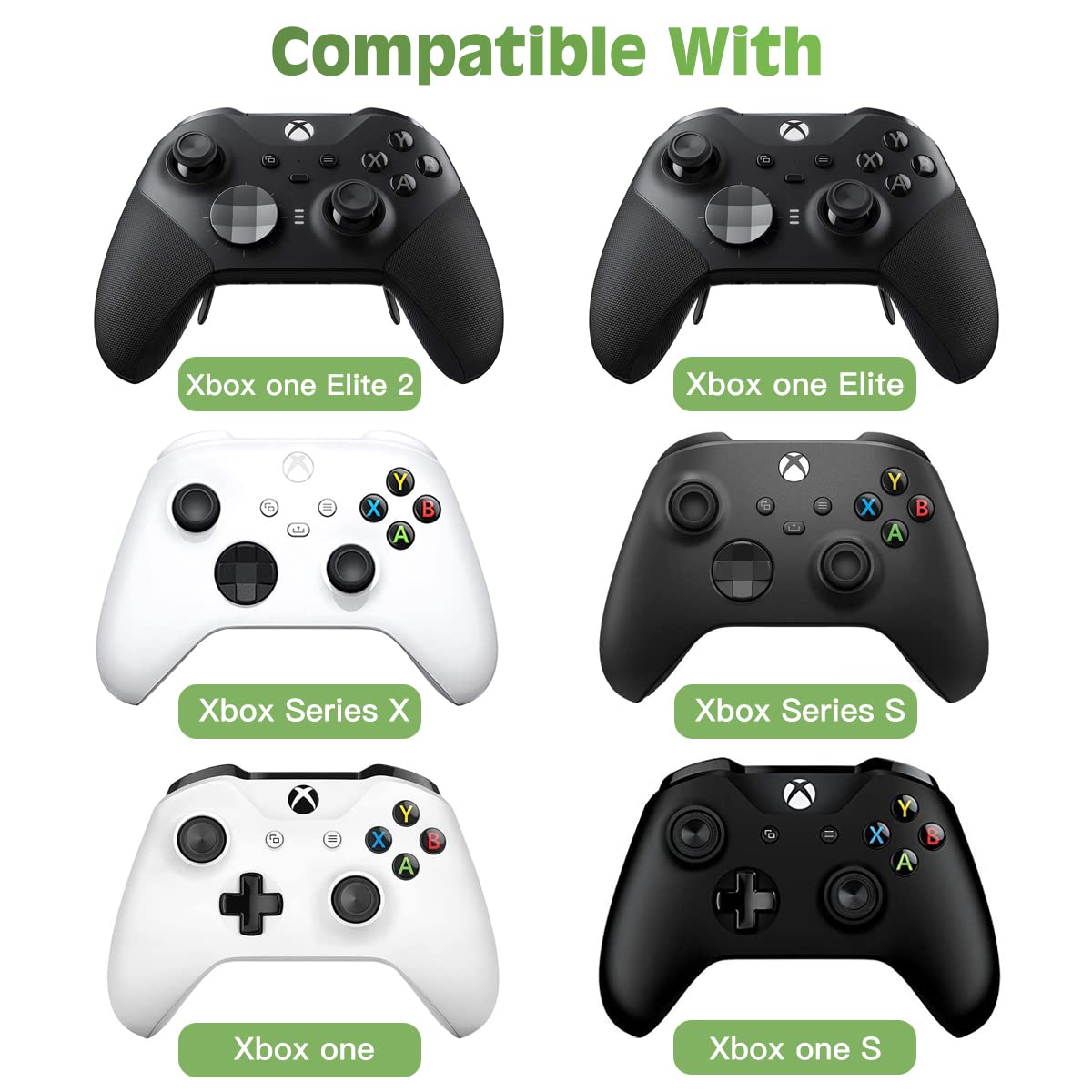 TiMOVO Green Backlight Keyboard for Xbox One, Xbox Series X/S,Wireless Chatpad Message KeyPad with Headset & Audio Jack,Mini Game Keyboard Fit Xbox