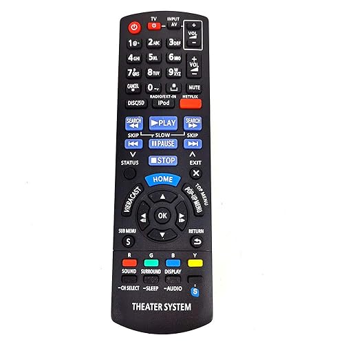 New N2QAYB000632 Remote Control for Panasonic Home Theater System SA-BTT370 SA-BTT770