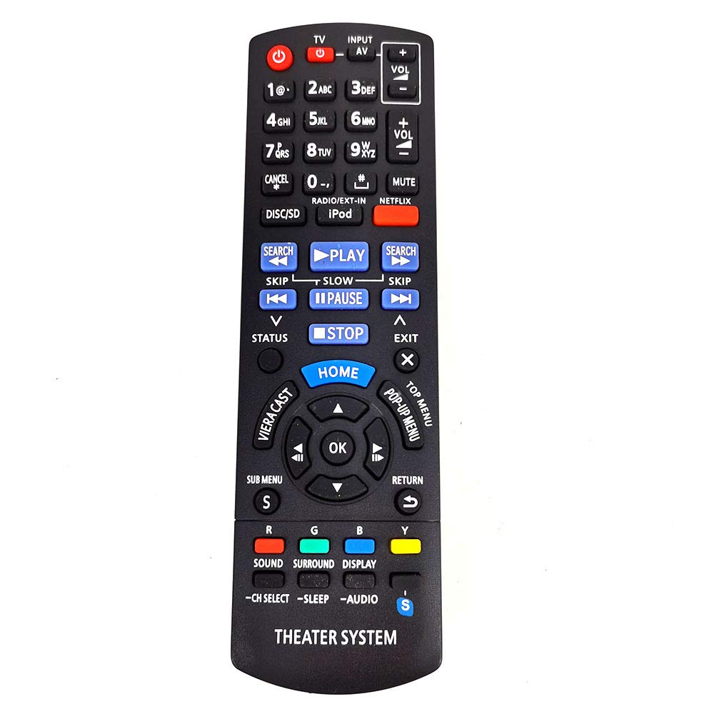 New N2QAYB000632 Remote Control for Panasonic Home Theater System SA-BTT370 SA-BTT770