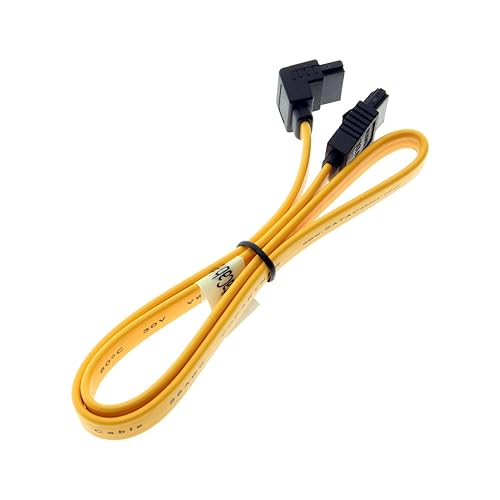 SATACables 16 inch SATAII Device Cable 26AWG Straight to Right