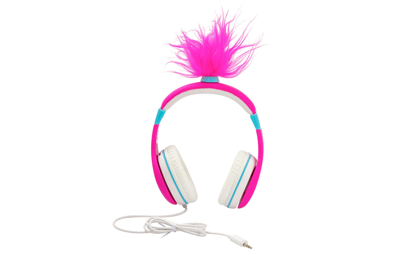 eKids Trolls Band Together Wired Headphones for Kids, School, Home or Travel - Tangle Free with Volume Control, 3.5mm Jack, Includes Headphone