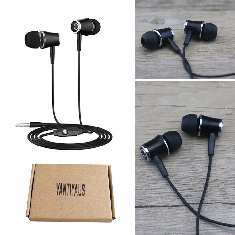 In-Ear Earbud Headphones,Earphone for Kindle Fire, Galaxy S8+, Note 8, Fire HD 8 HD 10, Voyage, Oasis eReaders Earbuds Microphone Phone -Ergonomic…