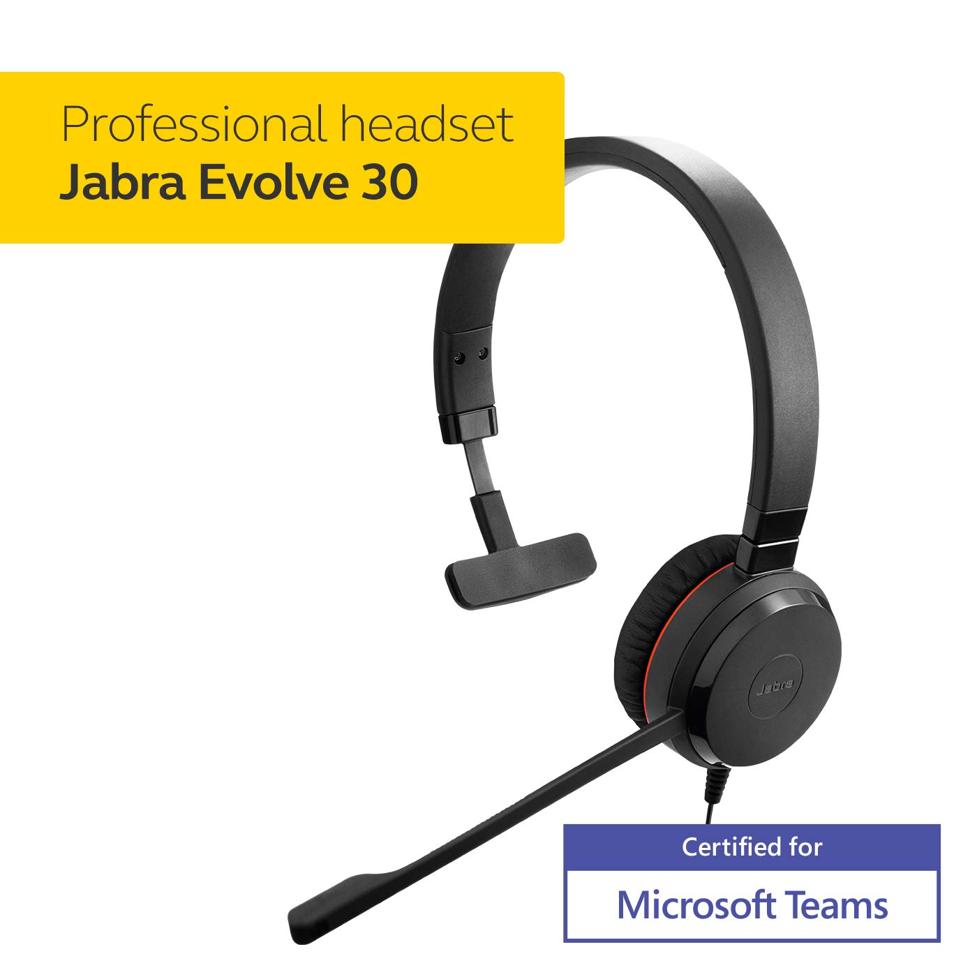 Jabra Evolve 30 II Mono MS - Professional Unified Communicaton Headset