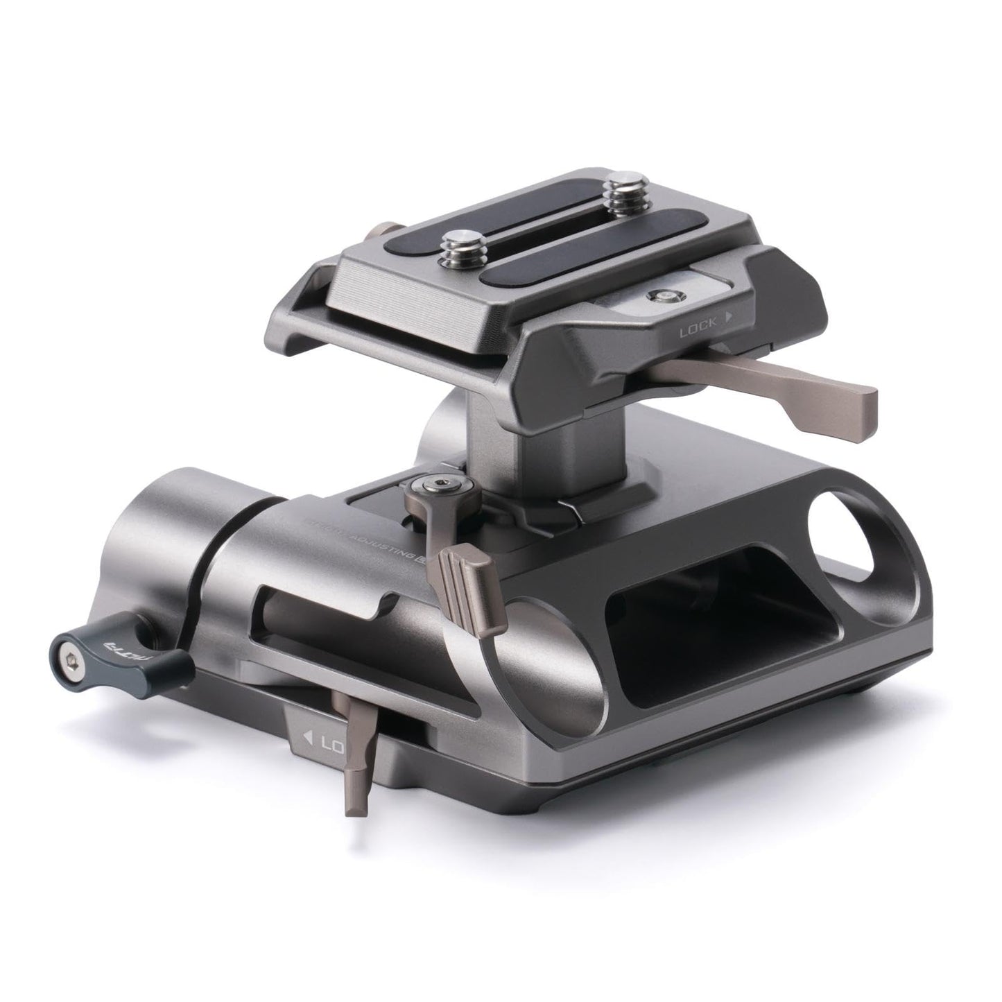Tilta Arca Height Adjustable 15mm LWS Baseplate - Titanium Gray | Compatible with DJI ARCA Plates & 15mm Rods | Adjustable Height for LWS 85mm
