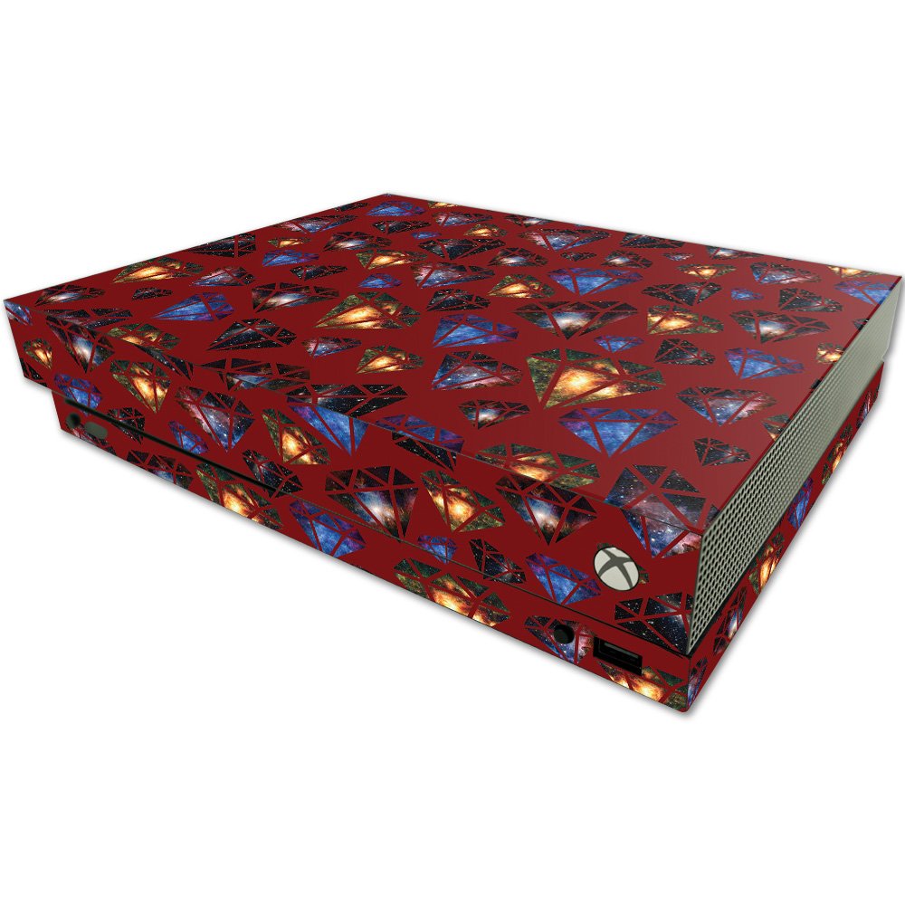 MightySkins Skin Compatible with Microsoft One X Console Only - Diamond Galaxy | Protective, Durable, and Unique Vinyl Decal wrap Cover | Easy