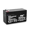 Casil 12V 1.2Ah Replacement Battery Compatible with Emergency Exit Sign Voy Electric Scooter Mercedes Benz N000000004039 Data Shield 1200 1009 Gold…