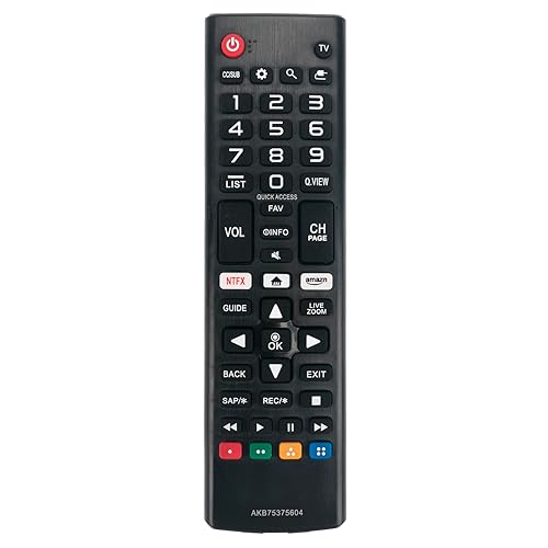 New AKB75375604 Replaced Remote fit for LG Smart TV 43UK6090PUA 49UK6090PUA 50UK6090PUA 55UK6090PUA 60UK6090 65UK6090PUA 70UK6190PUB 75UK6190PUB
