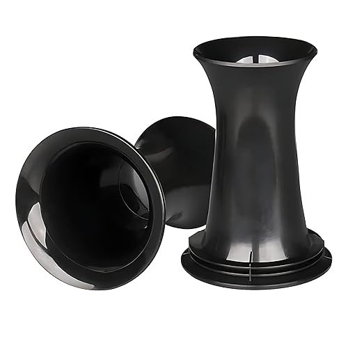 2Pcs Speaker Port Tube, 100mm x 160mm Subwoofer Bass Reflex Tube Woofer Port Tube Vent, for Car DJ Speaker HiFi Home Theater Professional Audio Woofer