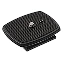 FocusFoto Universal QB-4W Quick Release Plate Platform Replace for Tripod Velbon CX-444, CX-888, CX-460, CX-460mini, CX-470, CX-570, CX-690, DF-50