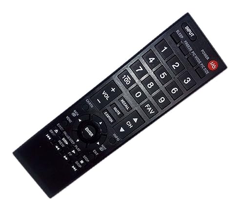 Replaced Remote Control Compatible for Toshiba 55G310U 19C1D 24L4200U 32L1350 40FT1U LED HDTV TV