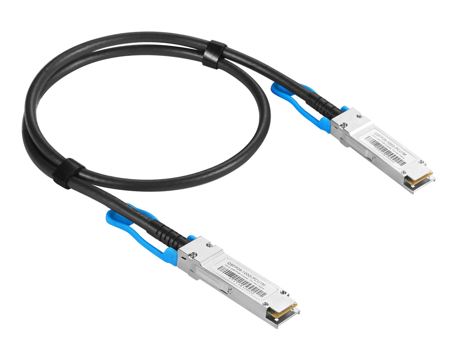 Macroreer 100G QSFP28 DAC Cable- CR4 QSFP28 to QSFP28 Passive Direct Attach Twinax Copper Cable Compatible with Mellanox MCP7H00-A01, 1-Meter (3.3ft)