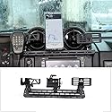 PIUGILH Multi-Functional Car Phone Holder Compatible with Hummer H2 2003-2007,3 in 1 Phone Mount&Walkie Talkie Bracket&Radio Mount, Dashboard