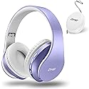 ZIHNIC Bluetooth Headphones Over-Ear, Foldable Wireless and Wired Stereo Headset Micro SD/TF, FM for Cell Phone,PC,Soft Earmuffs &Light Weight…