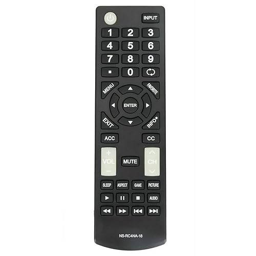NTQinParts Replacement TV Remote Control Controller for Insignia NS-43N101NA24 43" Class N10 Series LED Full HD TV
