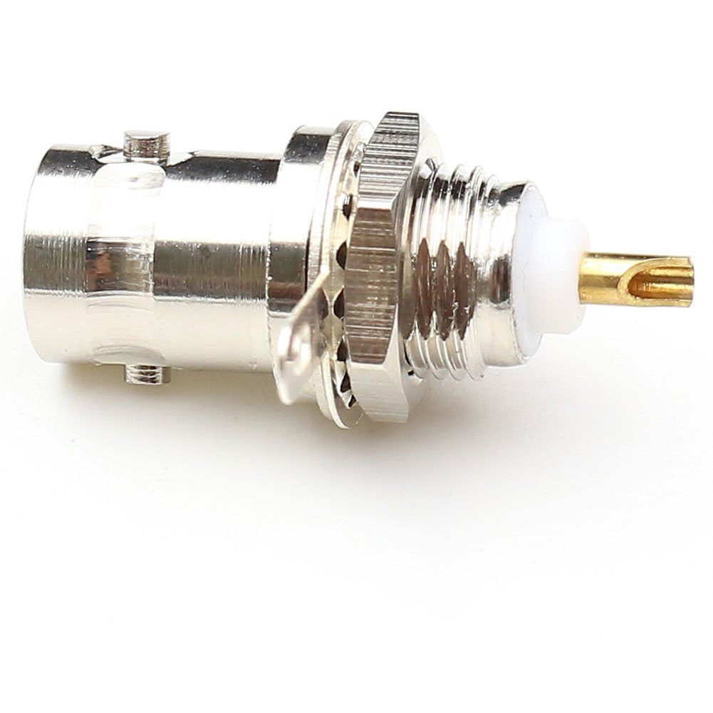 ANHAN BNC Female Panel Mount Connectors with Nut BNC Female Bulkhead Adapters RF Coaxial Adapter 5Pack