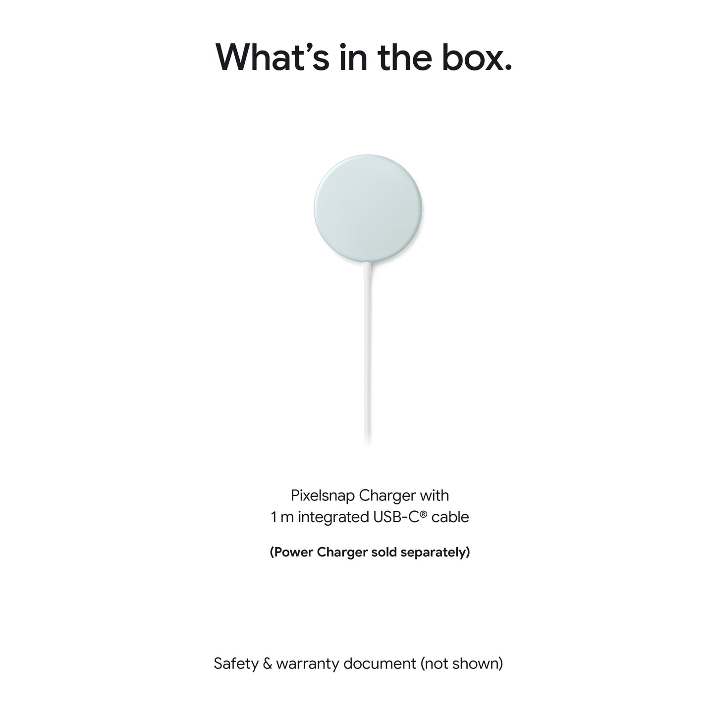 Google Pixelsnap Phone Charger - Fast-Charging 25W Qi2 Wireless Charger - Compatible with Pixel Phones and Qi-Certified Devices - Charger Adapter Sold