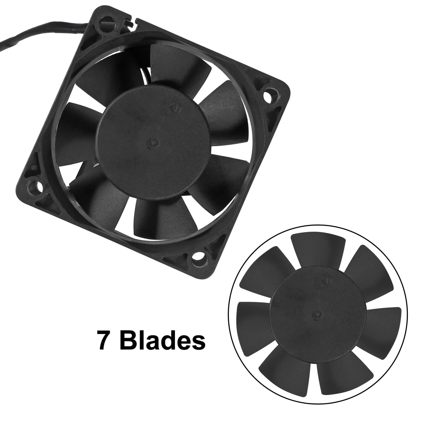 UMLIFE 1PCS EC Brushless Cooling Fan AC 110V 115V 120V 220V 240V Axial Fan Dual Ball Bearing 60mm x 25mm for DIY Ventilation Exhaust Projects Cooling