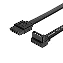 SATAGear 4 inch SATA III Device Cable Straight to Right Angle (SS-01MSR)