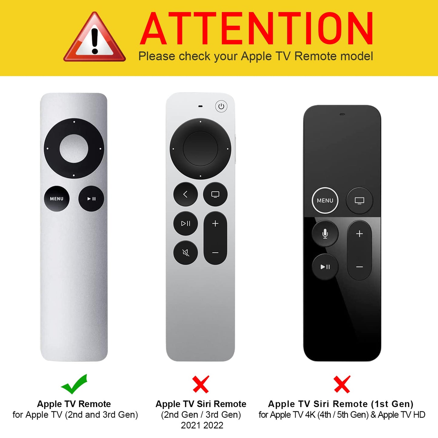 Fintie Protective Case for Apple TV 2 3 Remote Controller - CaseBot (Honey Comb Series) Light Weight (Anti Slip) Shock Proof Silicone Sleeve Cover