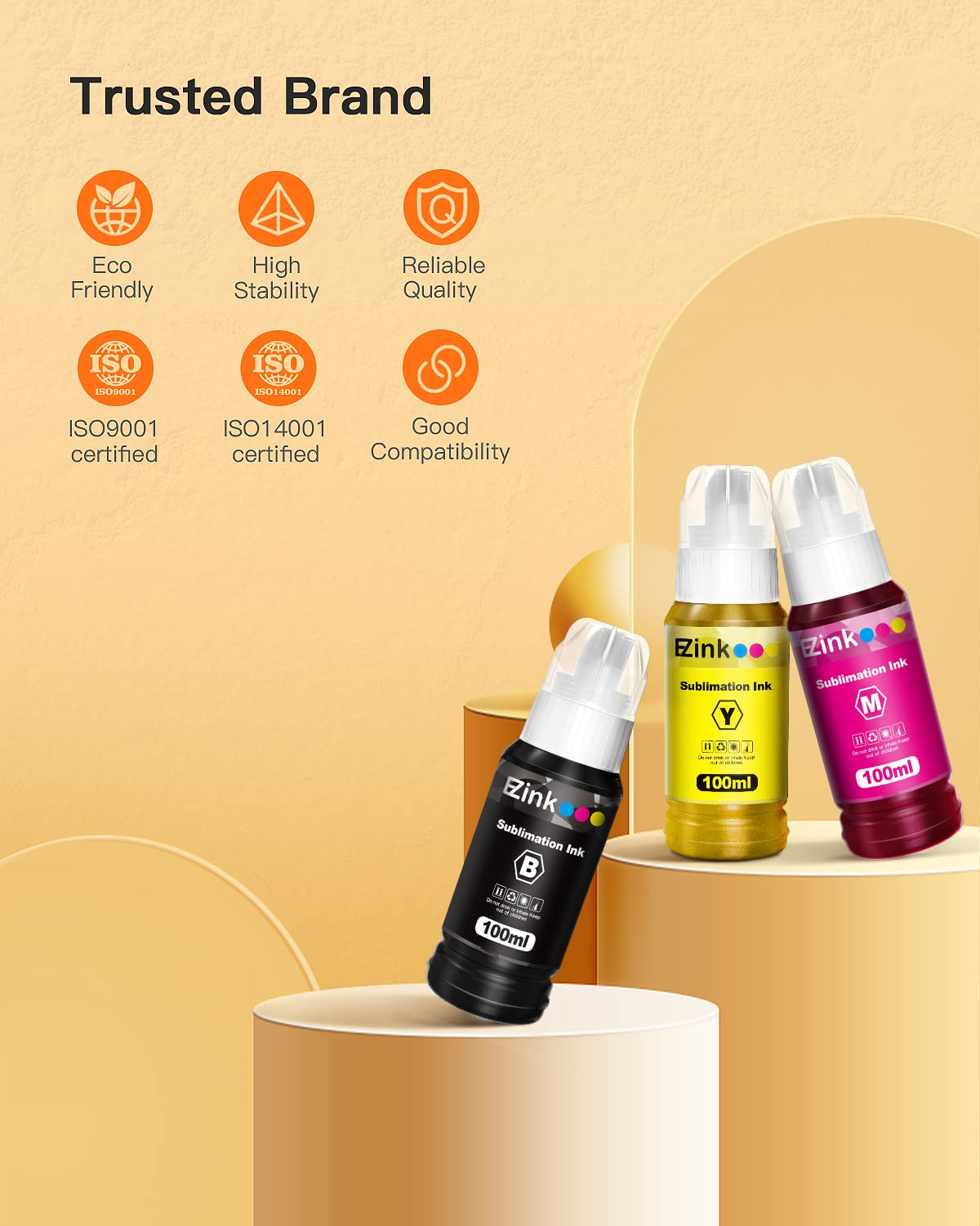 E-Z Ink (TM Autofill 500ML Sublimation Ink for EcoTank ET-2803 ET-4800 ET2720 ET2750 ET2760 ET-2800 ET-2850 ET-3850 ET-3830 ET4700 ET-4850 ET15000