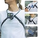 SUREWO Magnetic Neck Mount Necklace Holder for Gopro, POV Selfie Necklace Holder Lanyard Body Strap Mount Compatible with GoPro Hero 13/12/11/10/9/8/7