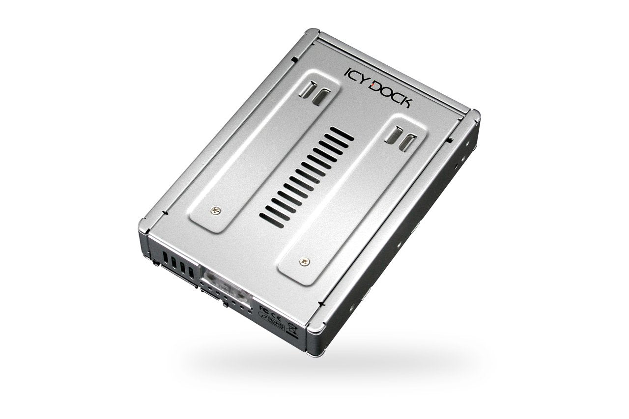 ICY DOCK Enterprise Full Metal 2.5" to 3.5" SAS / SATA (22pin) HDD & SSD Converter / Mounting Kit for Internal 3.5" Drive Bay | EZConvert Pro