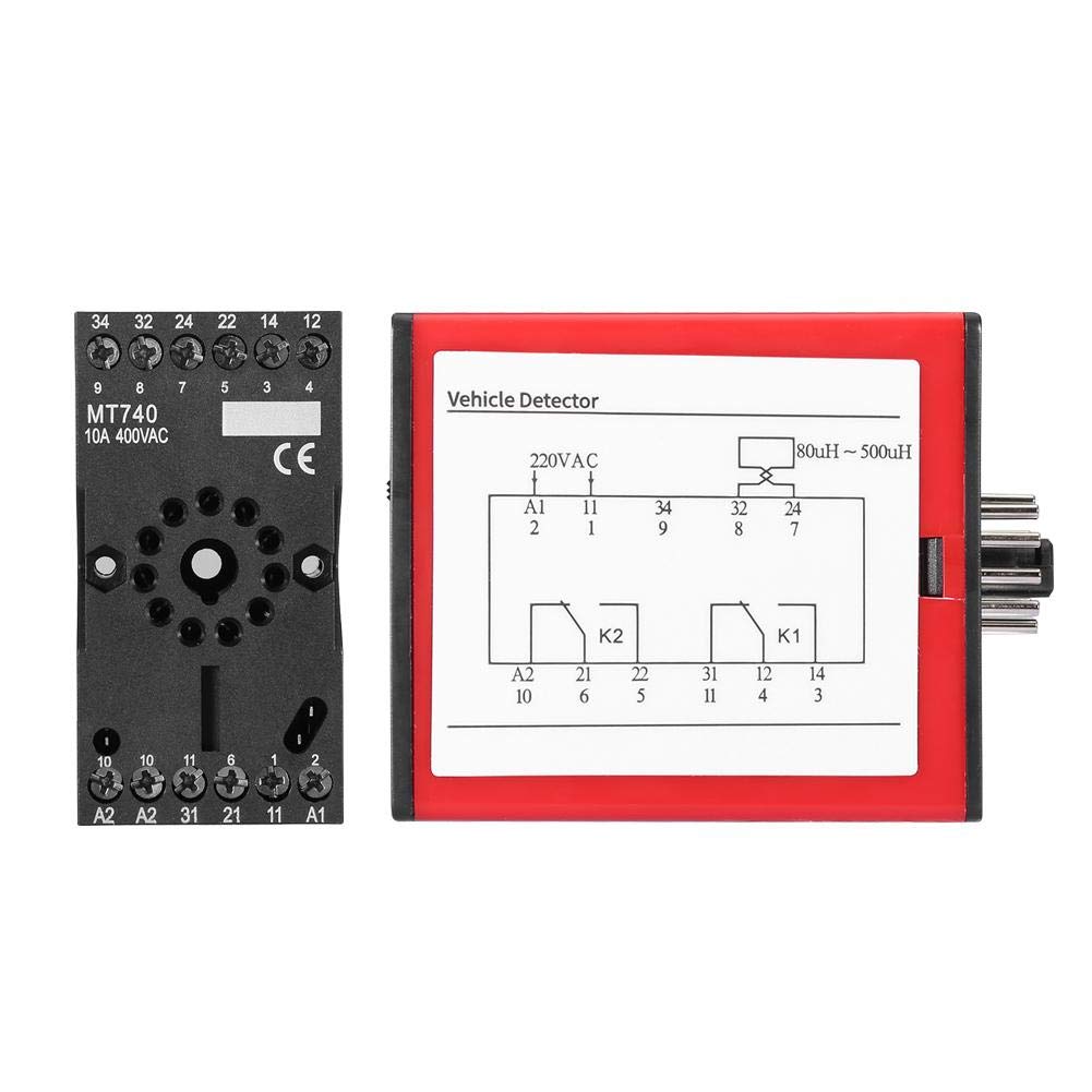 Vehicle Detector, Single Channel Inductive Loop Vehicle Detector for Parking Lot Access Control