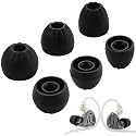 Replacement Ear Tips for KZ Headphone - 3 Pairs Silicone Eartips, Noise Isolation, for KZ All Series, for KZ ZSN, ZST, ZS10 Pro, EDX, DQ6, ZSX, AS10