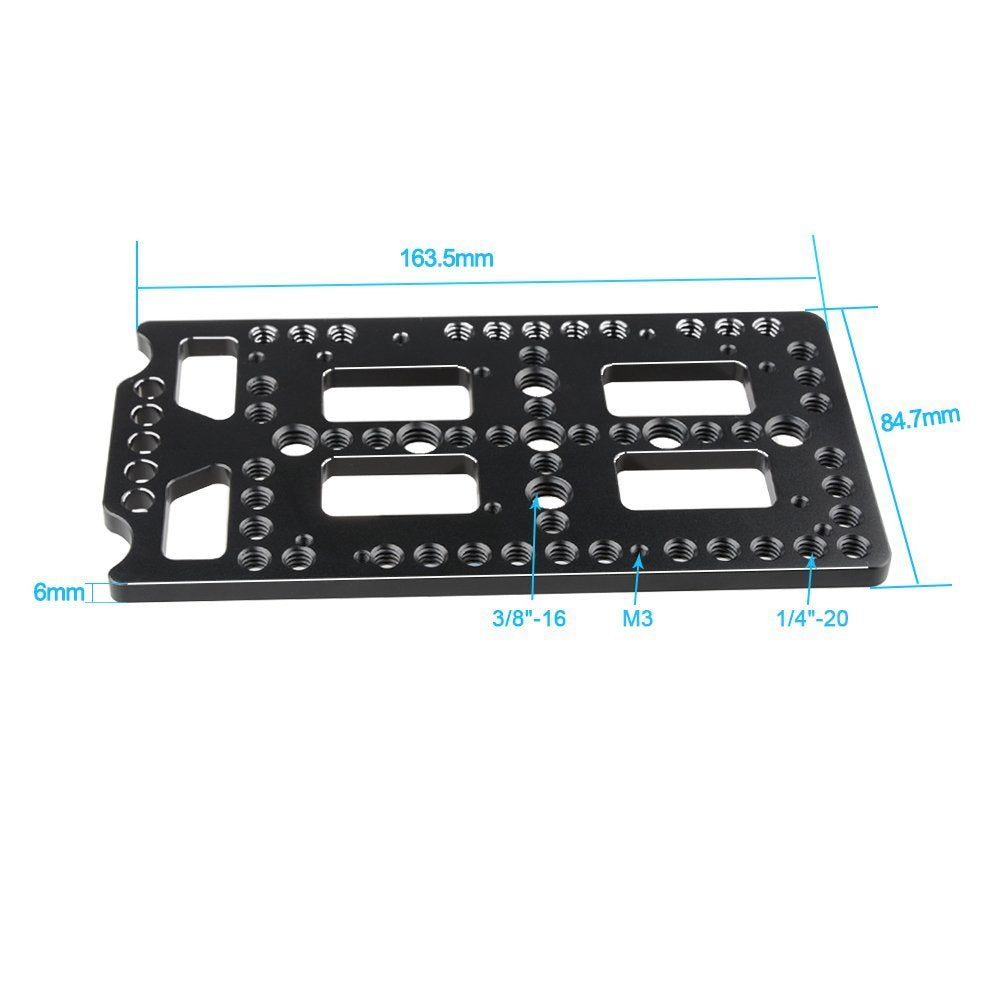 CAMVATE Multi-Purpose Mounting Cheese Plate for V Lock Mount Power Splitter - 1523