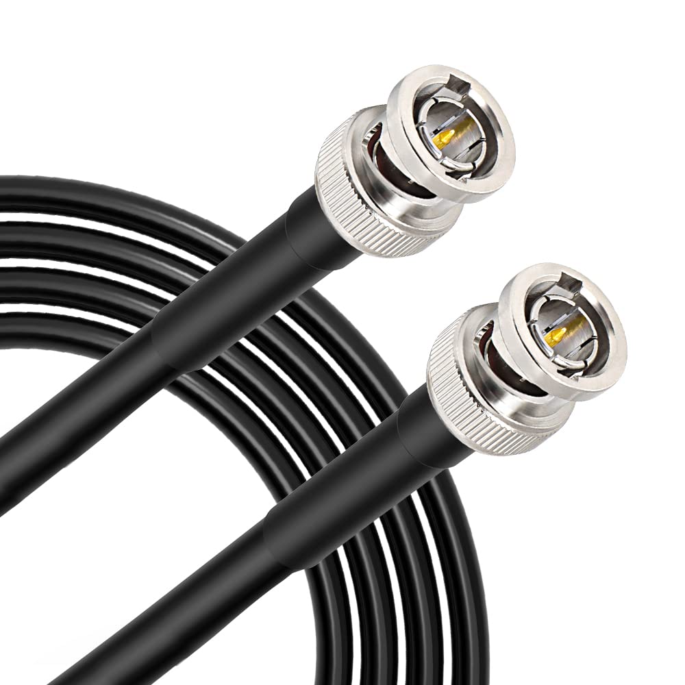 XRDS -RF SDI Cables 50FT, HD-SDI Cable 75 Ohm BNC Male to BNC Male Video Coaxial Cable for Video Surveillance Camera CCTV System