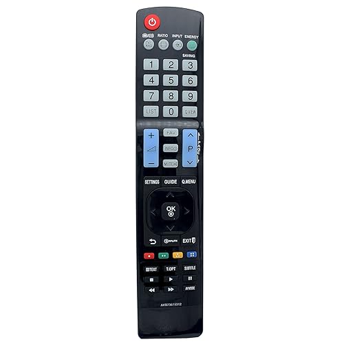 AKB73615312 Remote Control Replacement for LG TV 7LS4600 50PA4500 50PA6500 60PA6500 32LS4600 47LS4600 55LS4600 32LS5600 37LS5600 42LS5600 47LS5600