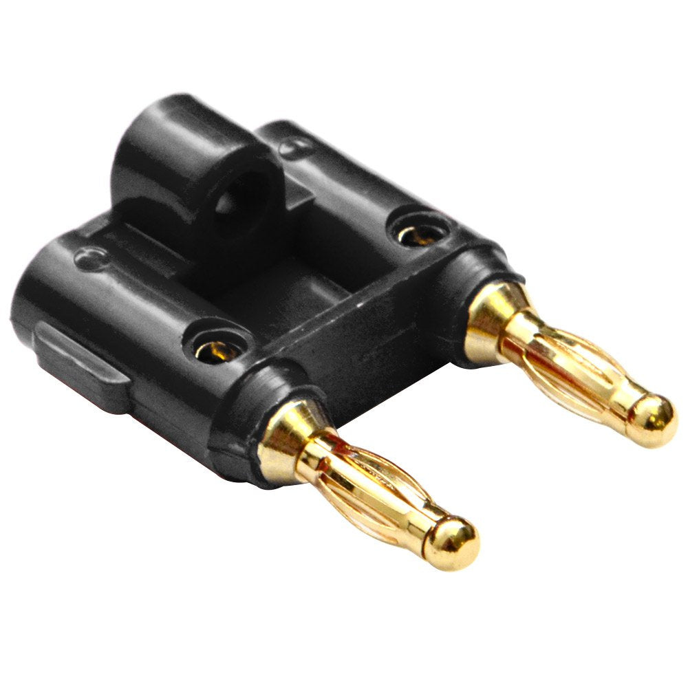 Seismic Audio - Pack of 20 (10 Red & 10 Black) Banana Plugs Gold Speaker Cable Connectors - Plugs