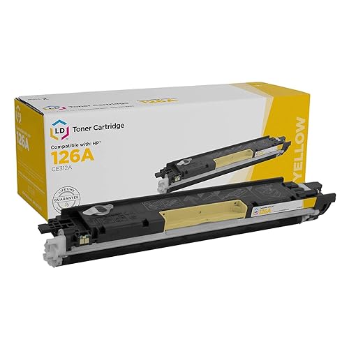 LD Products Remanufactured Toner Cartridge Replacement for HP 126A CE312A (Yellow 1-Pack) for Color LaserJet Pro MFP M275 CP1025nw M175nw M275NW