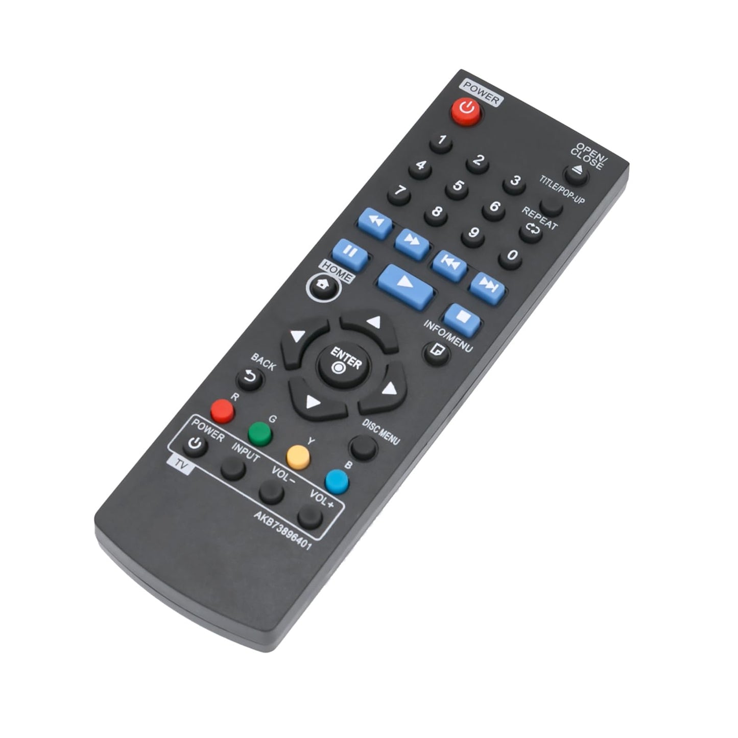 AKB73896401 Replace Remote Control fit for LG BD640 BP200 BP300 BP340 BP350 BP135W BP145 BP155N UP970 BP135 BP135N BP325W BP155 BP175 BP255 BP335W