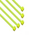 8-in 100-Pack, 75-lb, Yellow, Standard Nylon Cable Tie