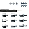 SGTKJSJS m.2 ssd Screws Kit, Nvme M2 Screws Suitable for Asus ASRock Gigabyte MSI Motherboard & Nvme SSD