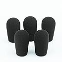 LEFXMOPHY Mic Muff Replacement for Telex Airman 750/850 / 760 / Windscreen Foam Covers, 5-Pack Microphone Pop filter