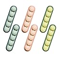 COOCAT Cute Pea Cable Clips, USB Cable Organizer, Charging Cord Holder, Wire Management for Car Office Desk Workbench Bedroom Bedside Nightstand