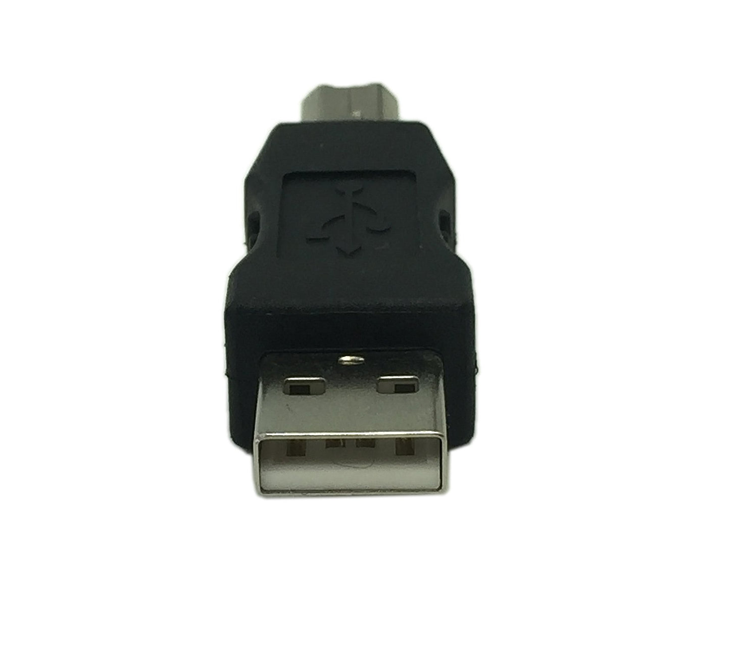CERRXIAN USB Type A Male to USB Type B Male Connector Converter Adapter (2Pack)