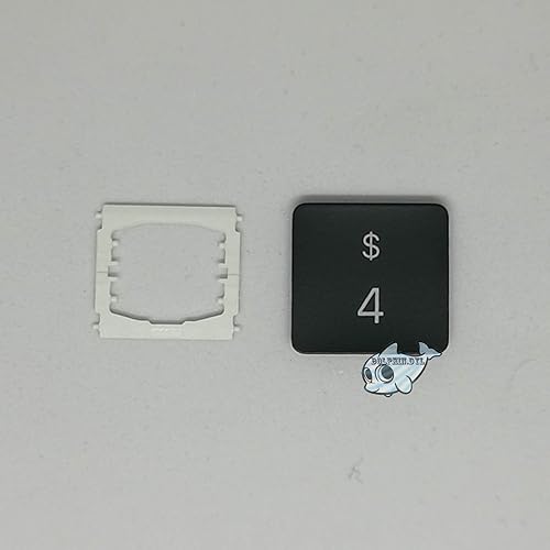Dolphin.dyl(TM) Replacement Individual Key Cap for US New MacBook Pro A1989 A1990 Key Keyboard(Key Cap with Hinge) (4 / Four)